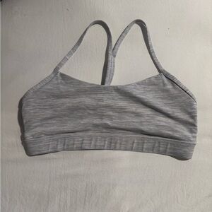 Gray lululemon sport bra